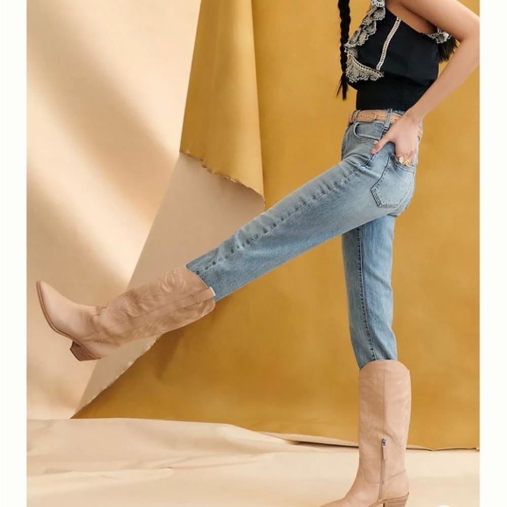 New DolceVita Solei Western Boots Dune women size 6